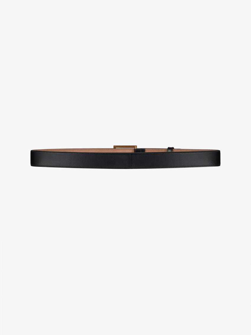 Double G belt in leather - 2