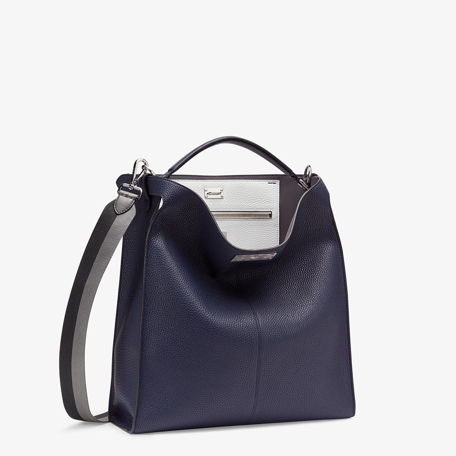 Blue Romano leather bag - 3