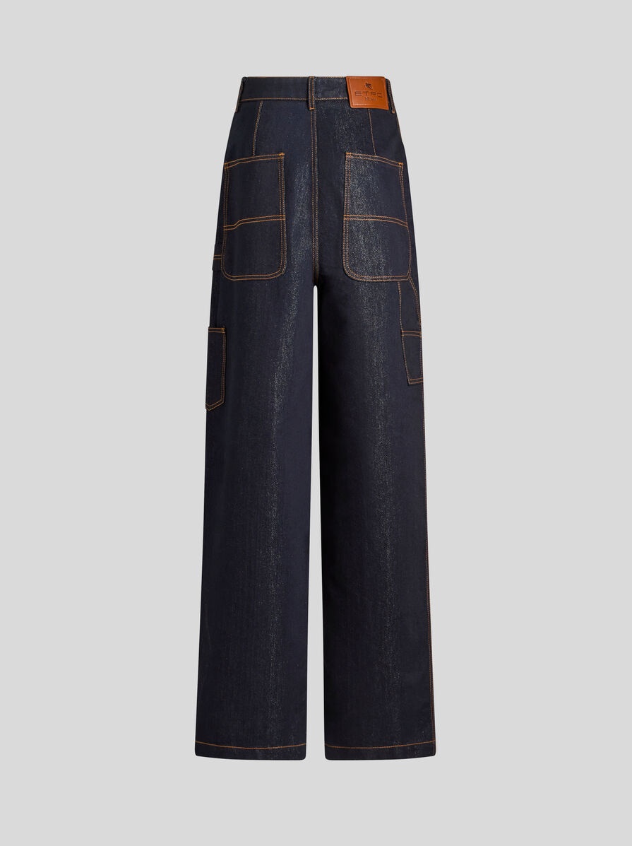 LUREX DENIM JEANS - 2
