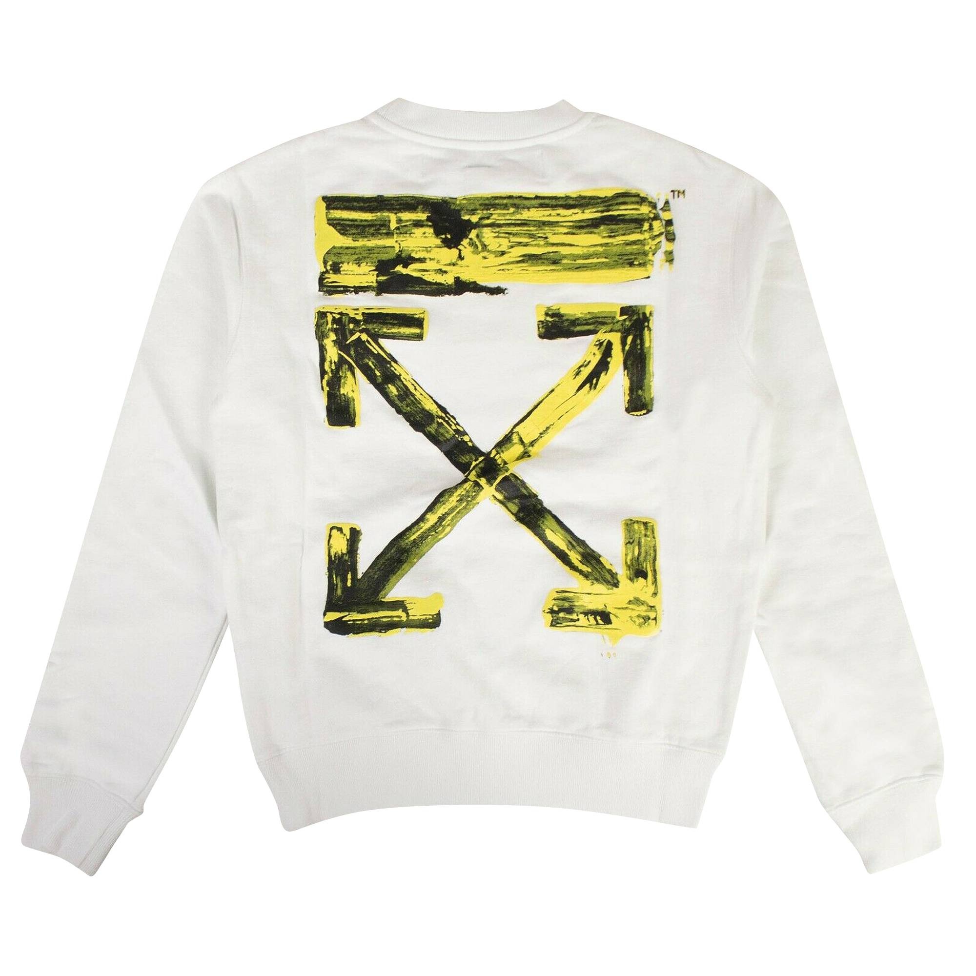 Off-White Acrylic Arrows Sweatshirt 'White' - 2