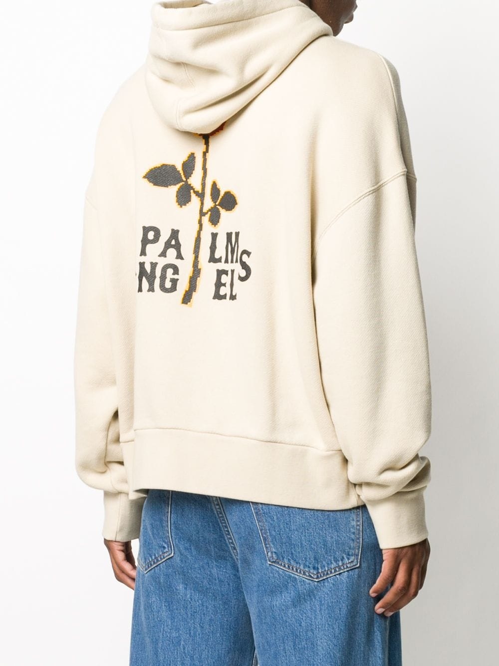 Rose contrasting pockets hoodie - 4