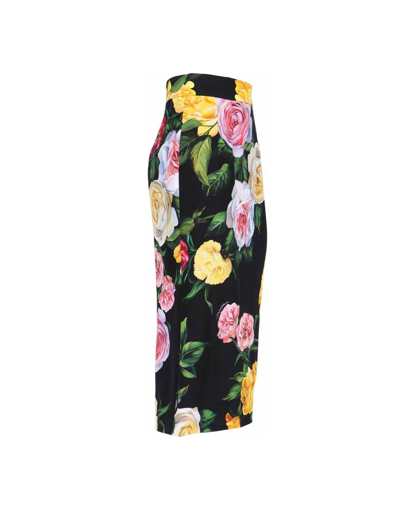 Floral Sheath Skirt - 3