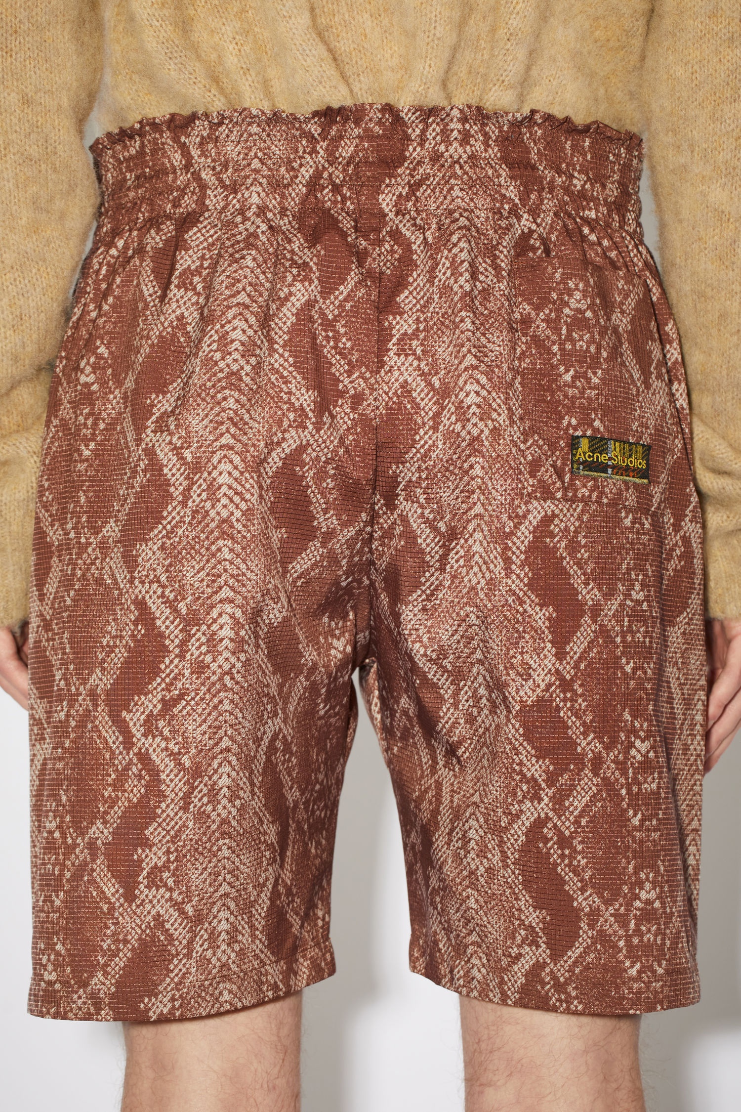 Printed swim shorts - Rust red - 6