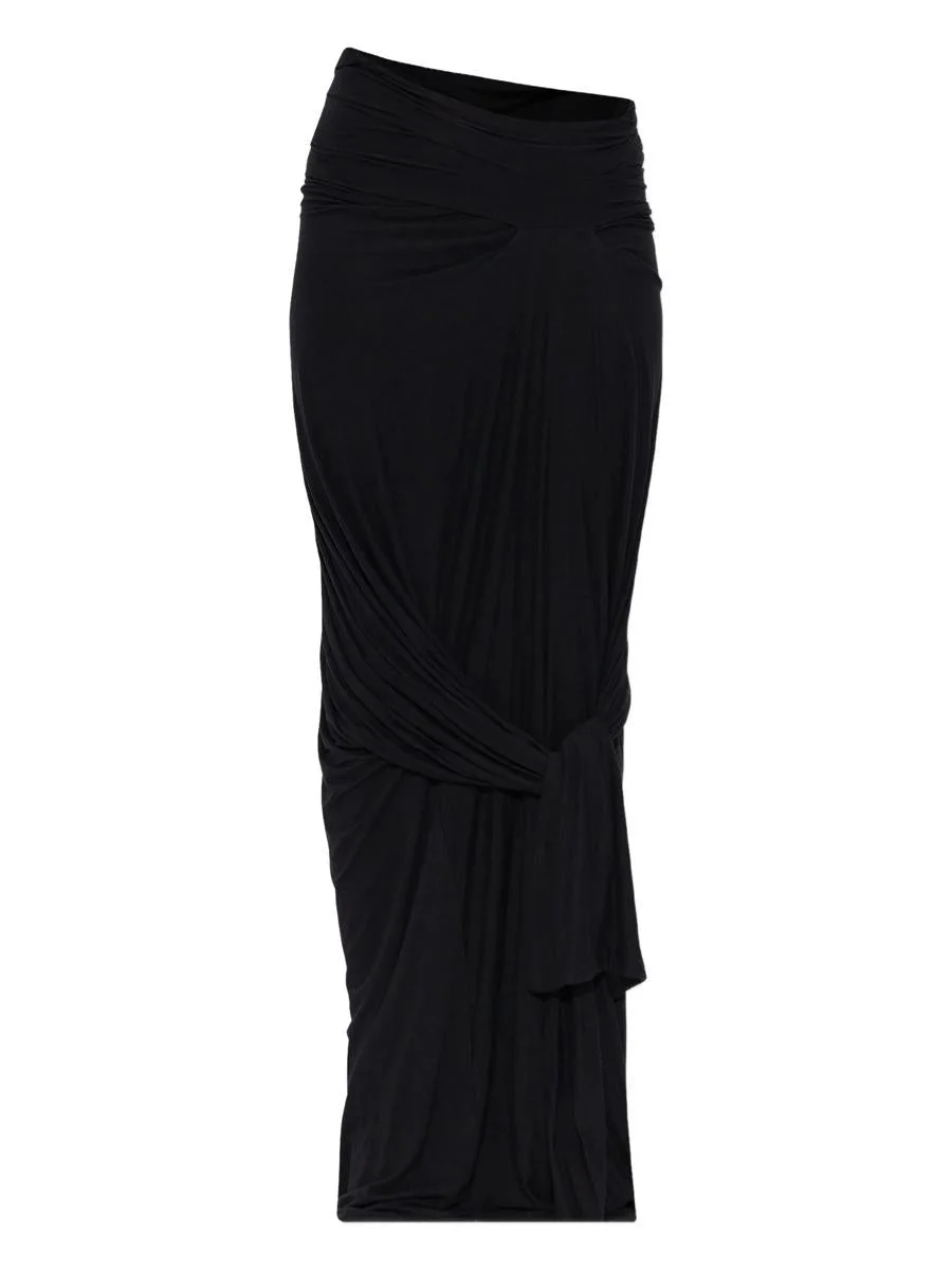 Entire Studios Lumiere Scarf Skirt Soot Clothing - 1