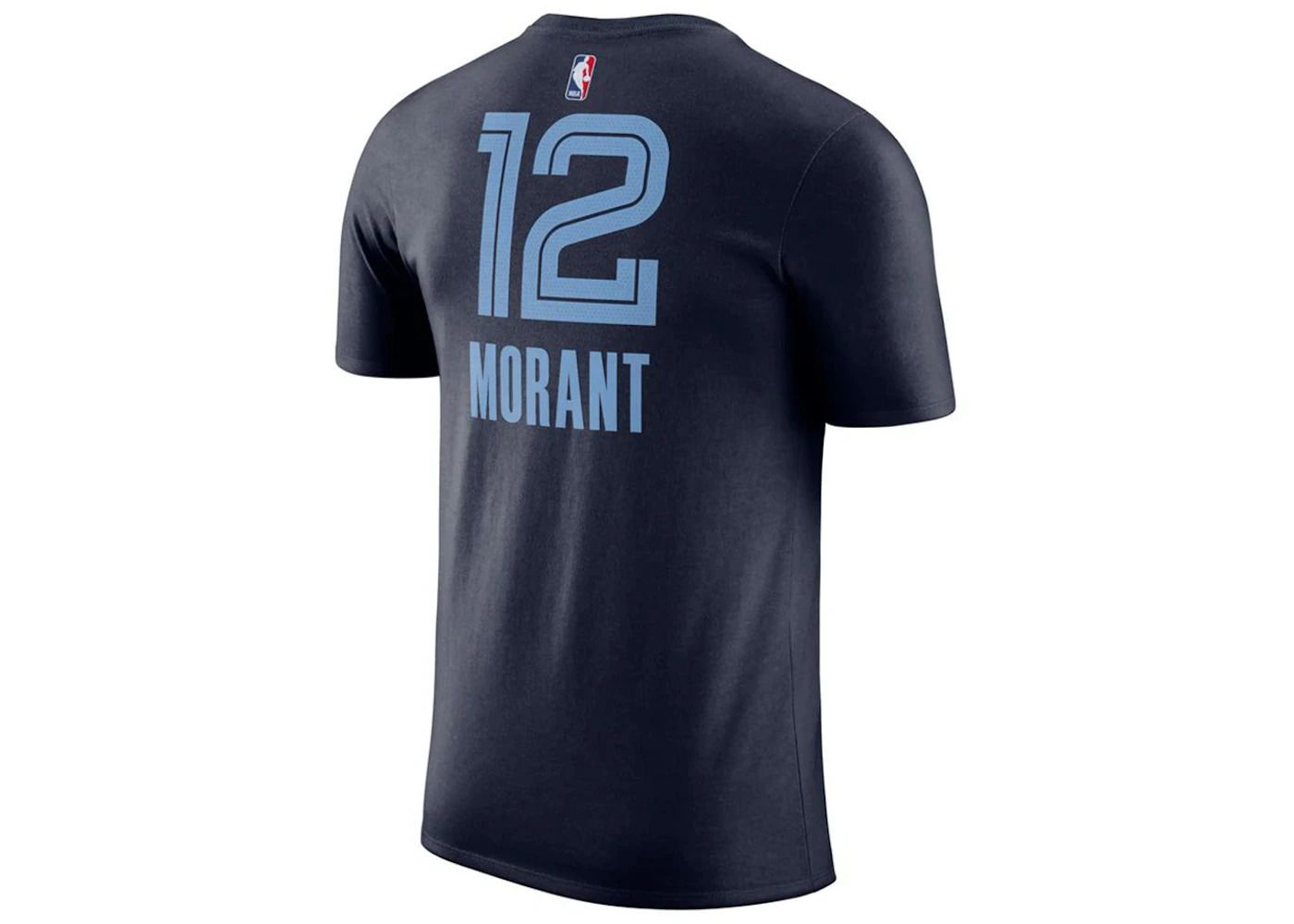 Nike NBA Memphis Grizzlies Ja Morant T-shirt Dark Blue/Light Blue - 2