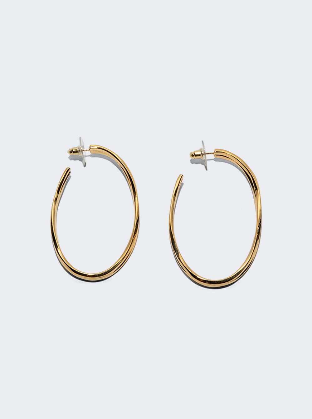 Twist Hoop Earring Gold - 1