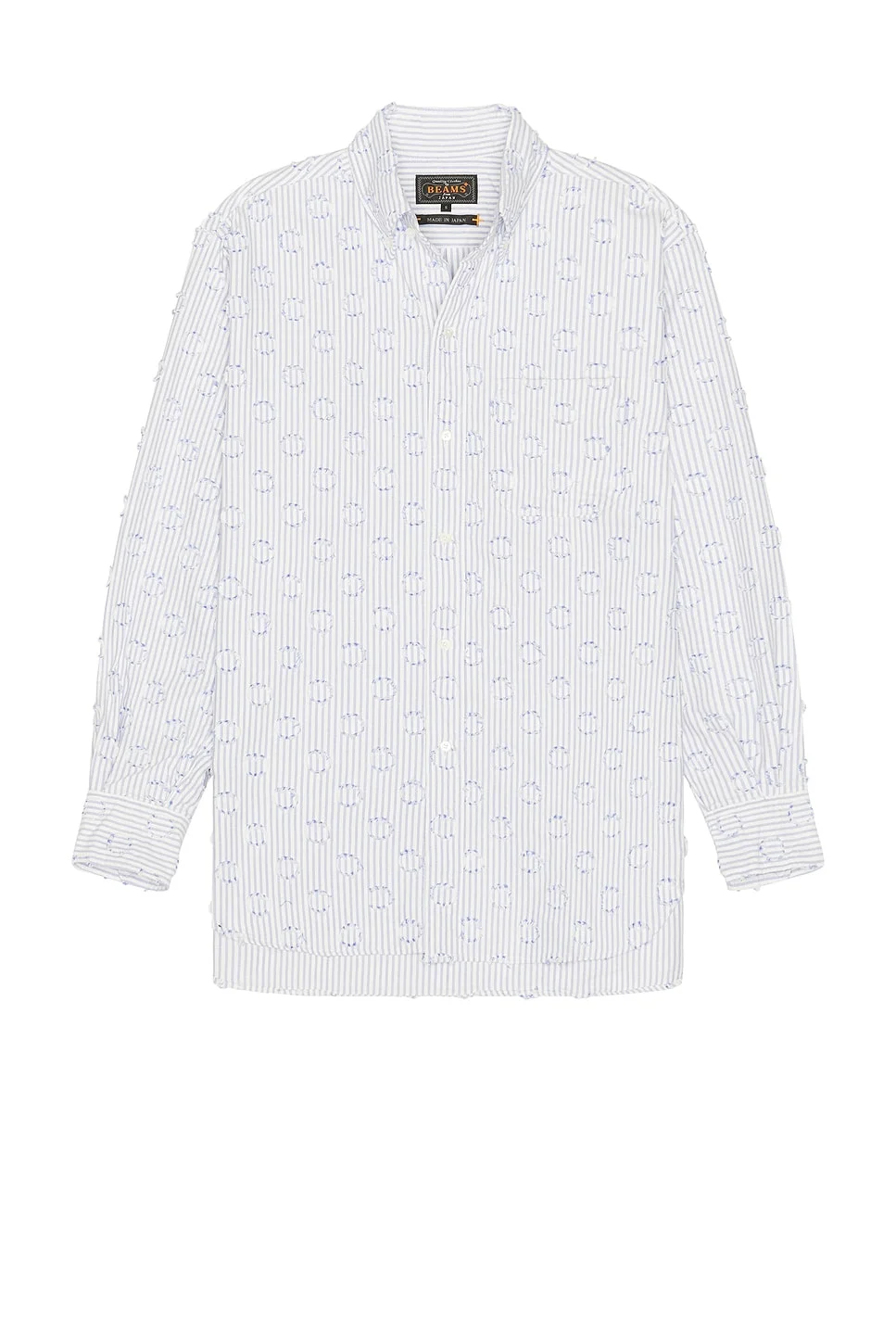 B.D. Classic-Fit Burnout Dot Candy Stripe - 1