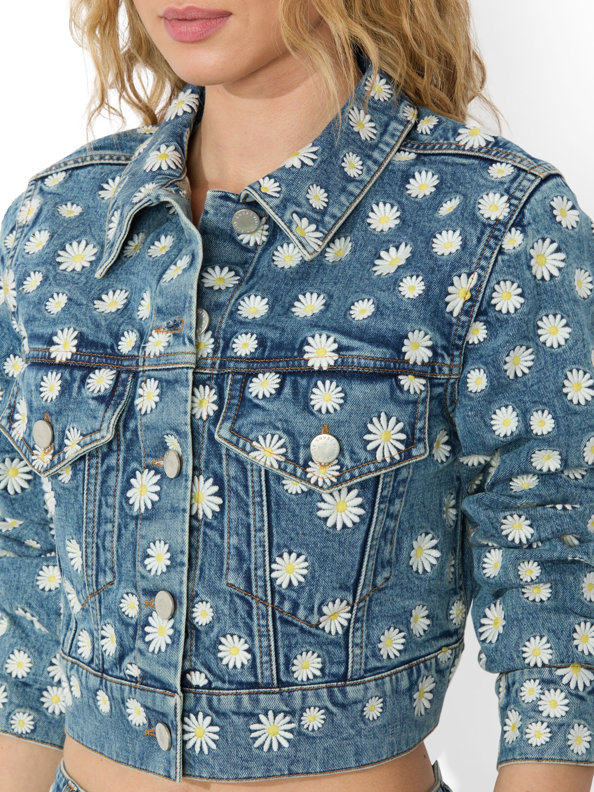 JEFF EMBROIDERED DENIM JACKET - 5