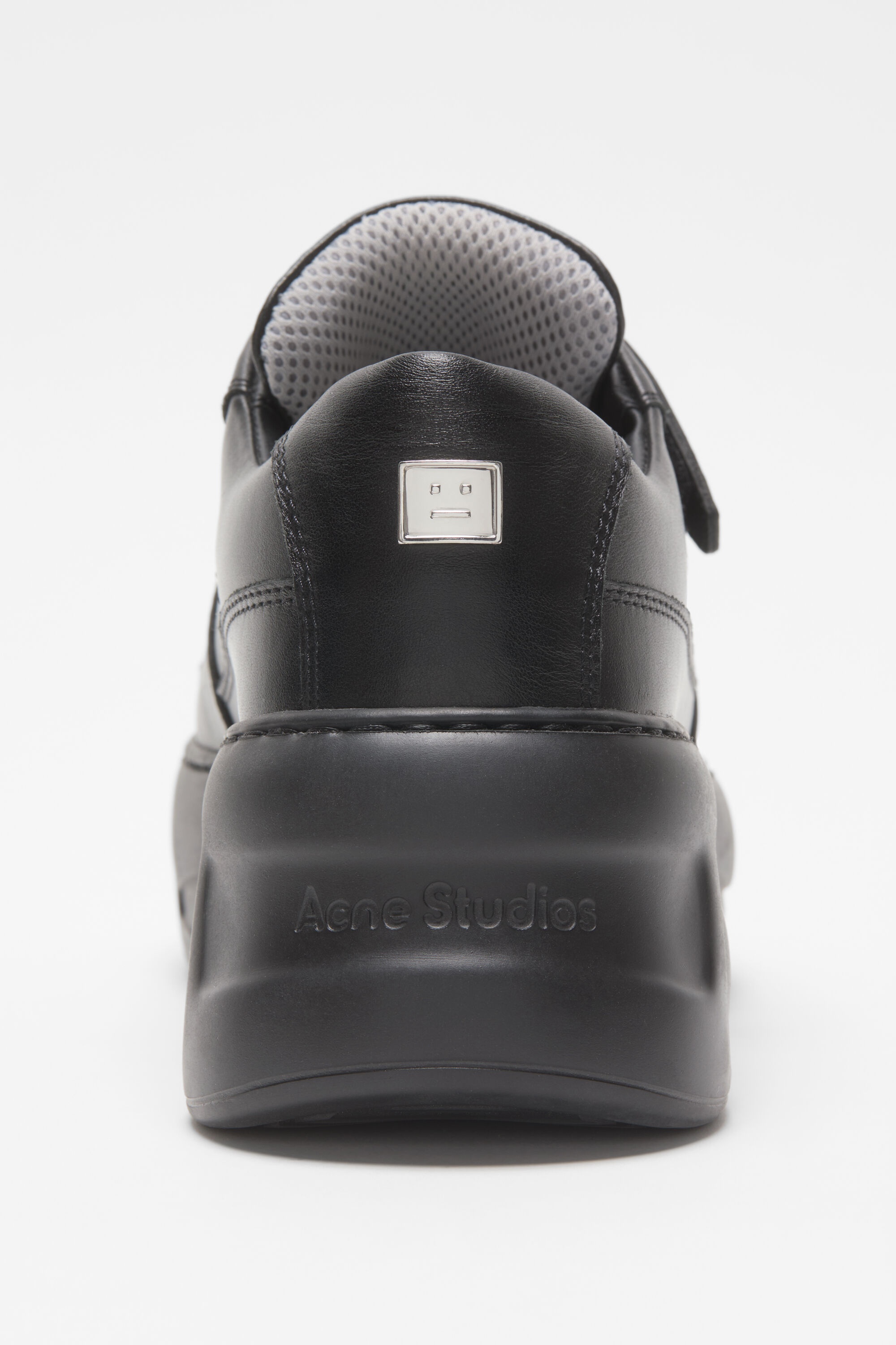 Velcro strap platform sneakers - Anthracite grey - 4