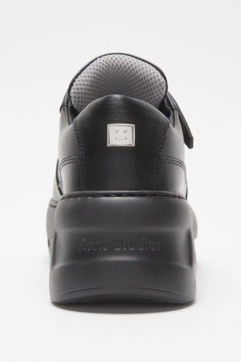 Velcro strap platform sneakers - Anthracite grey 4