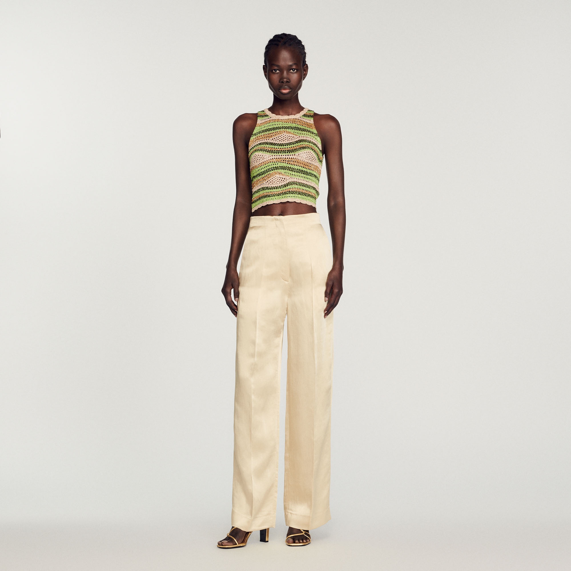 High-waisted pants - 3