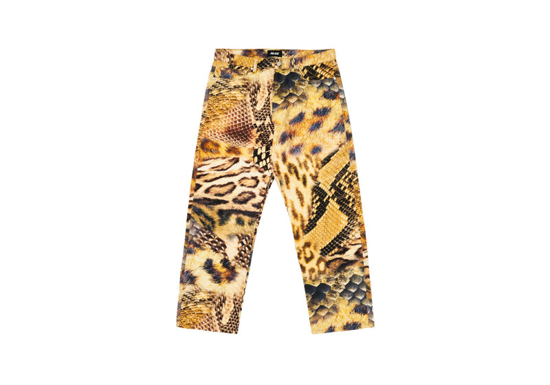 ANIMAL PRINT JEAN YELLOW - 1