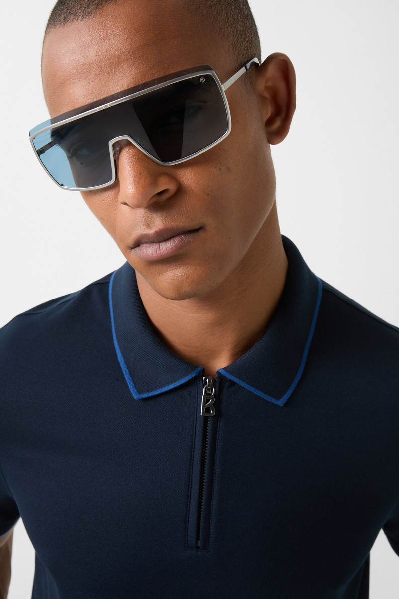 Timo Polo shirt in Navy blue 4