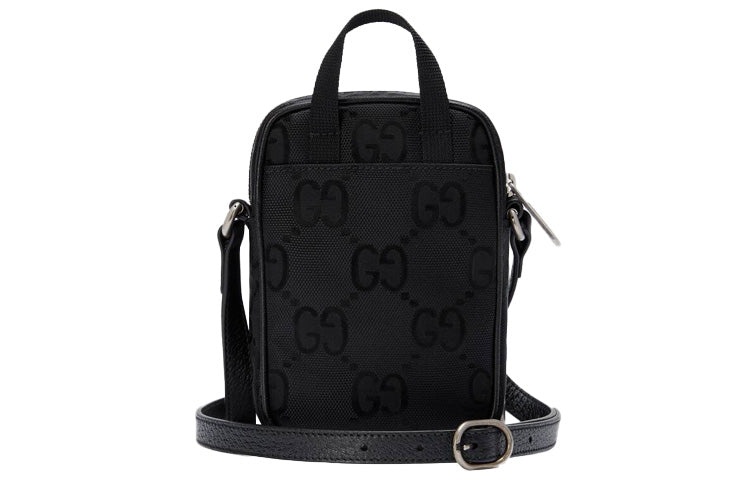 Gucci Off The Grid OTG Environmental Friendly Series Logo Leather Logo Nylon handbag Mini Unisex / B - 5