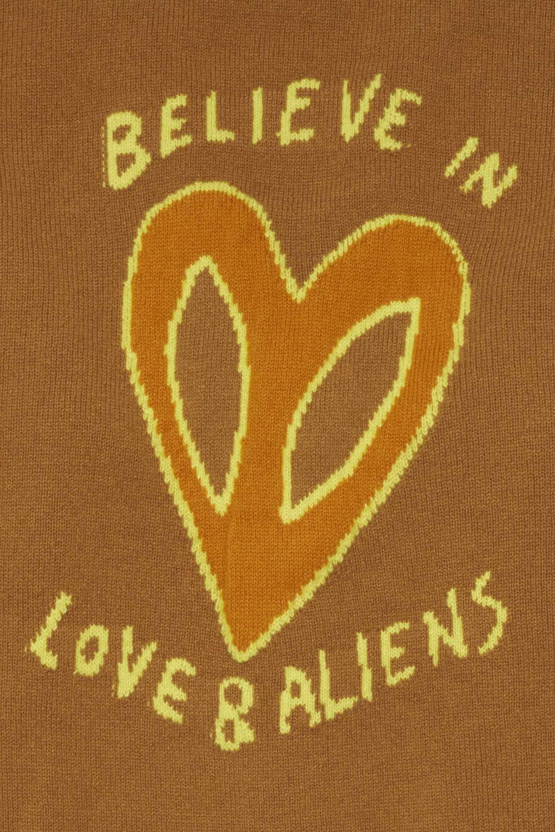 The Elder Statesman LOVE AND ALIENS CARDIGAN outlook
