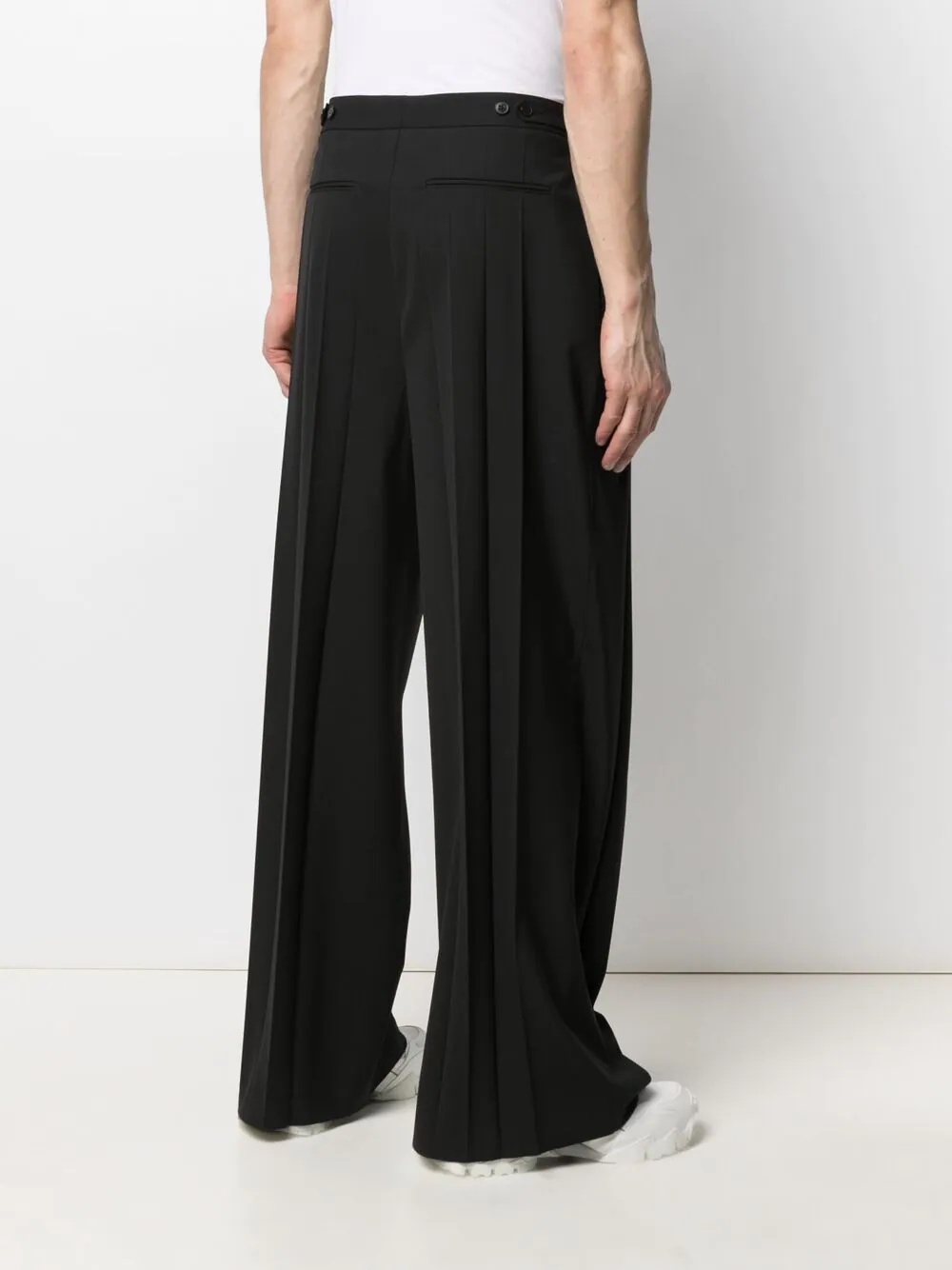tailored wide-leg trousers - 4