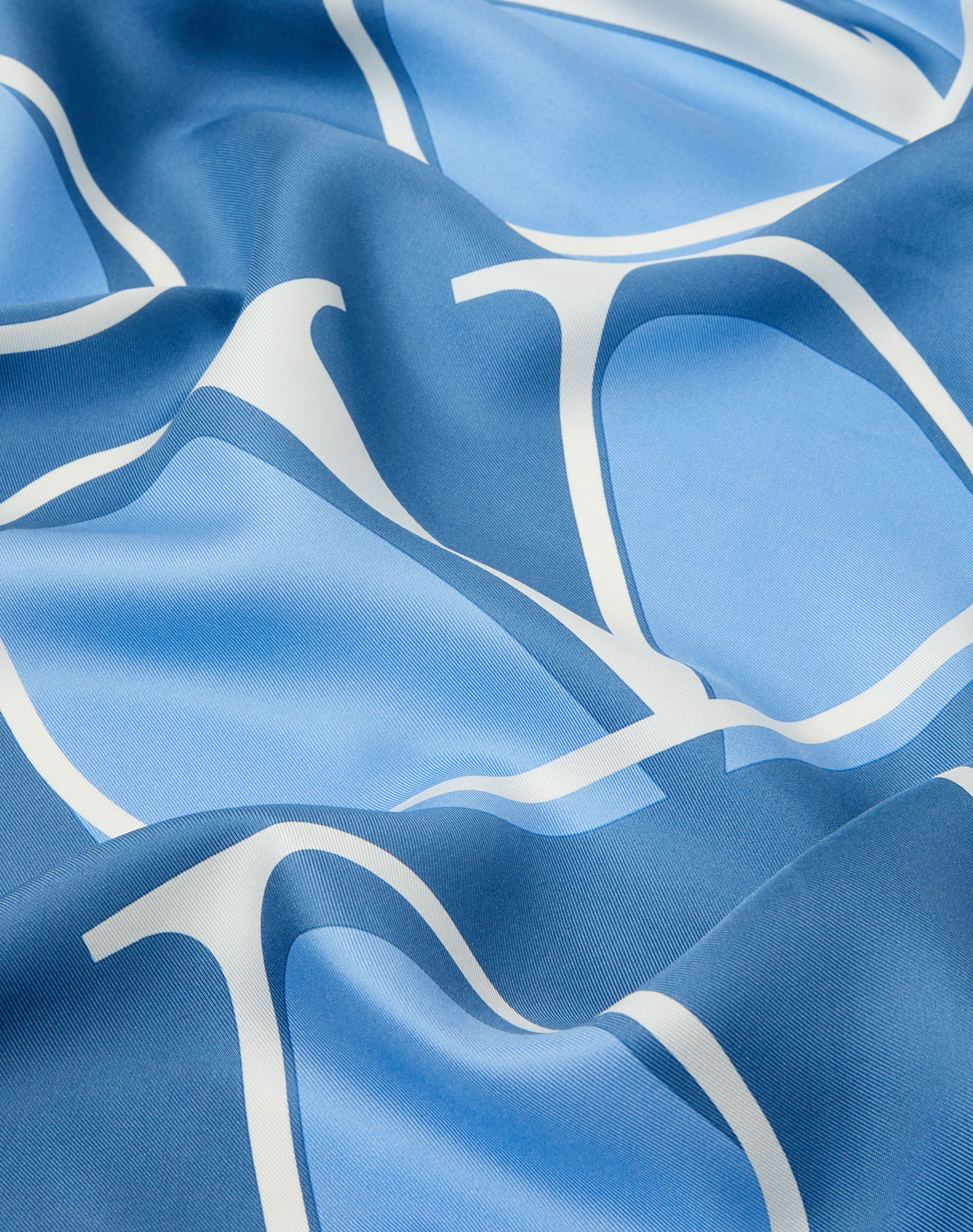 VLogo Signature print silk foulard 90x90 cm - 2