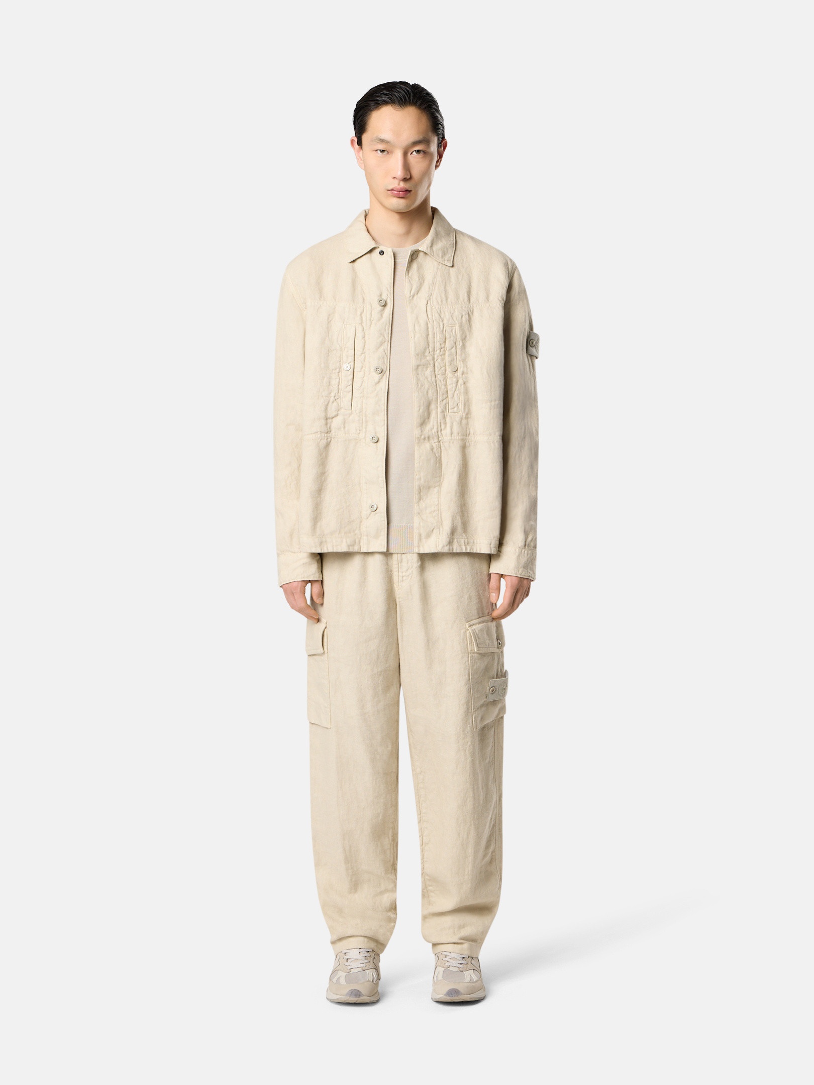 1200010 DIAGONAL LINEN_STONE ISLAND GHOST - 3
