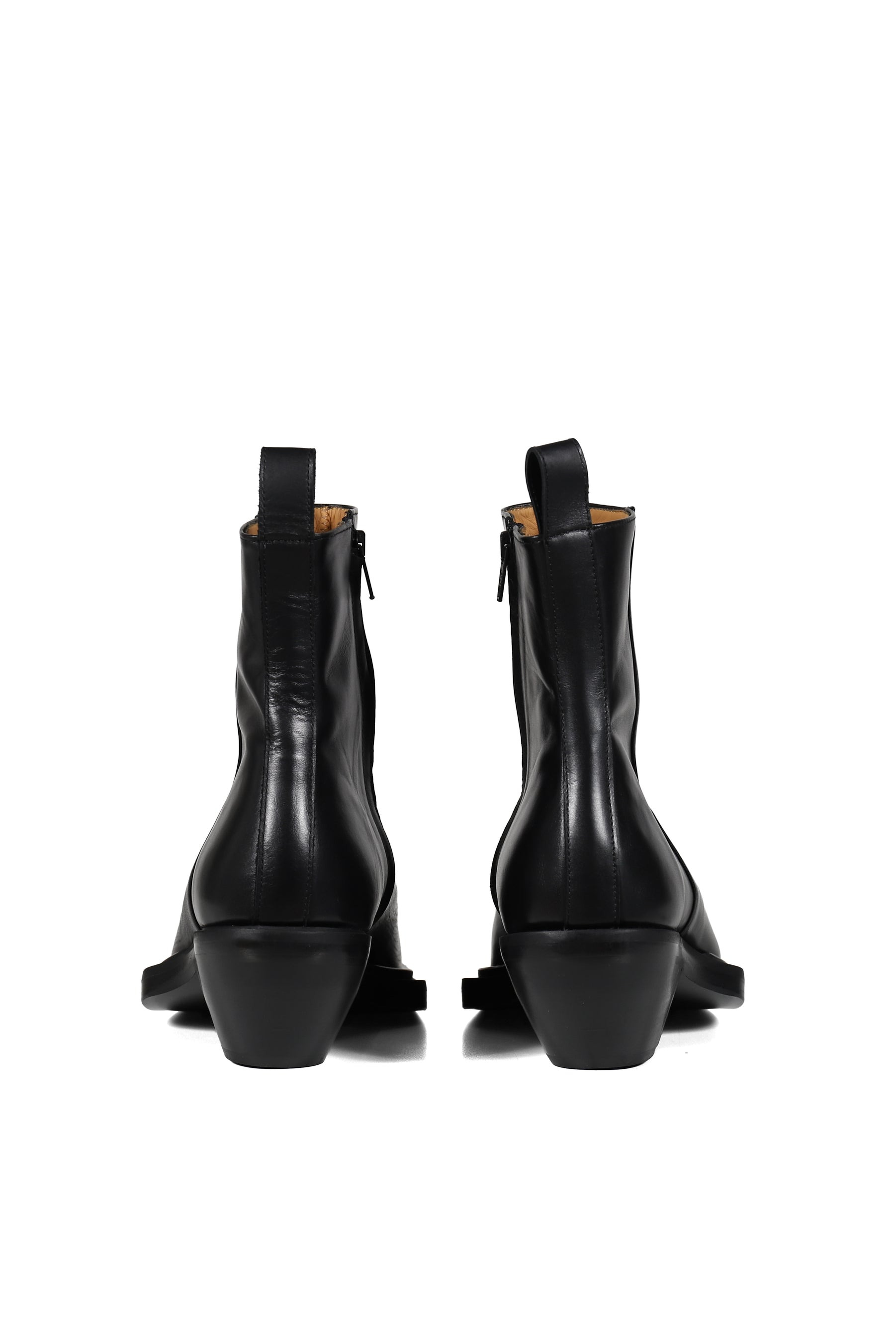 ANKLE BOOT - BLACK LEATHER / BLK - 4