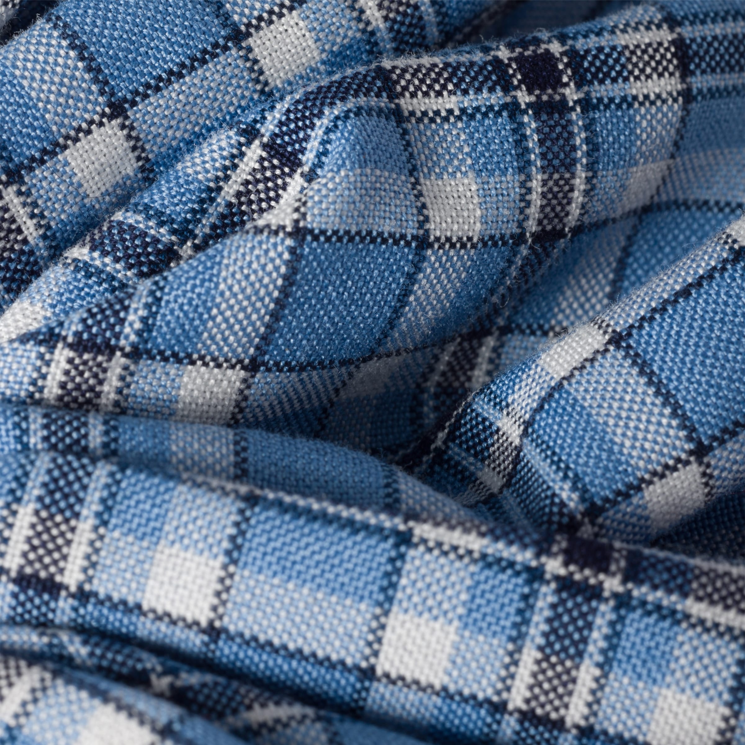 Checked poplin scrunchie - 2
