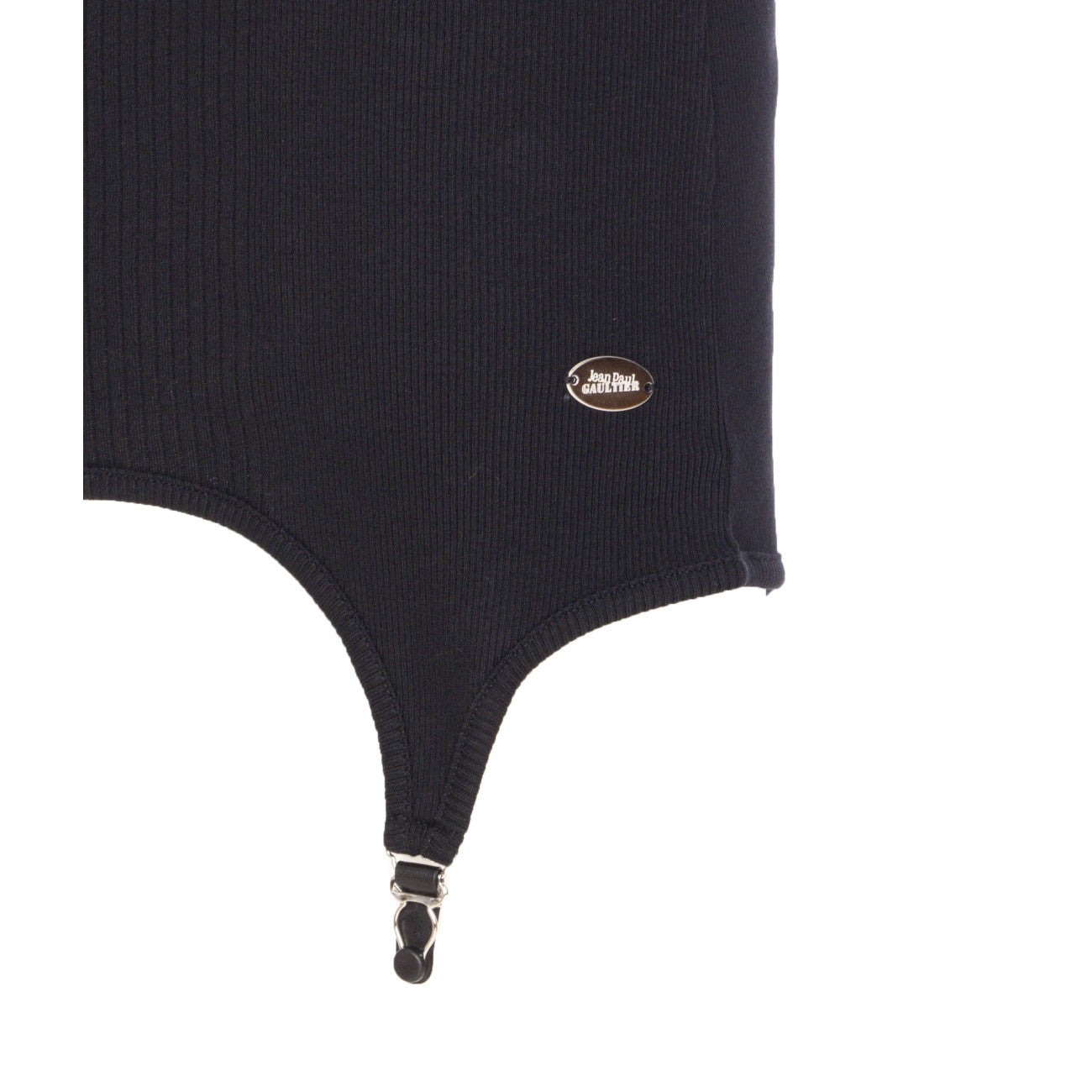 Jean Paul Gaultier Women Ribbed Short Dress With With Lingerie Garter - 3