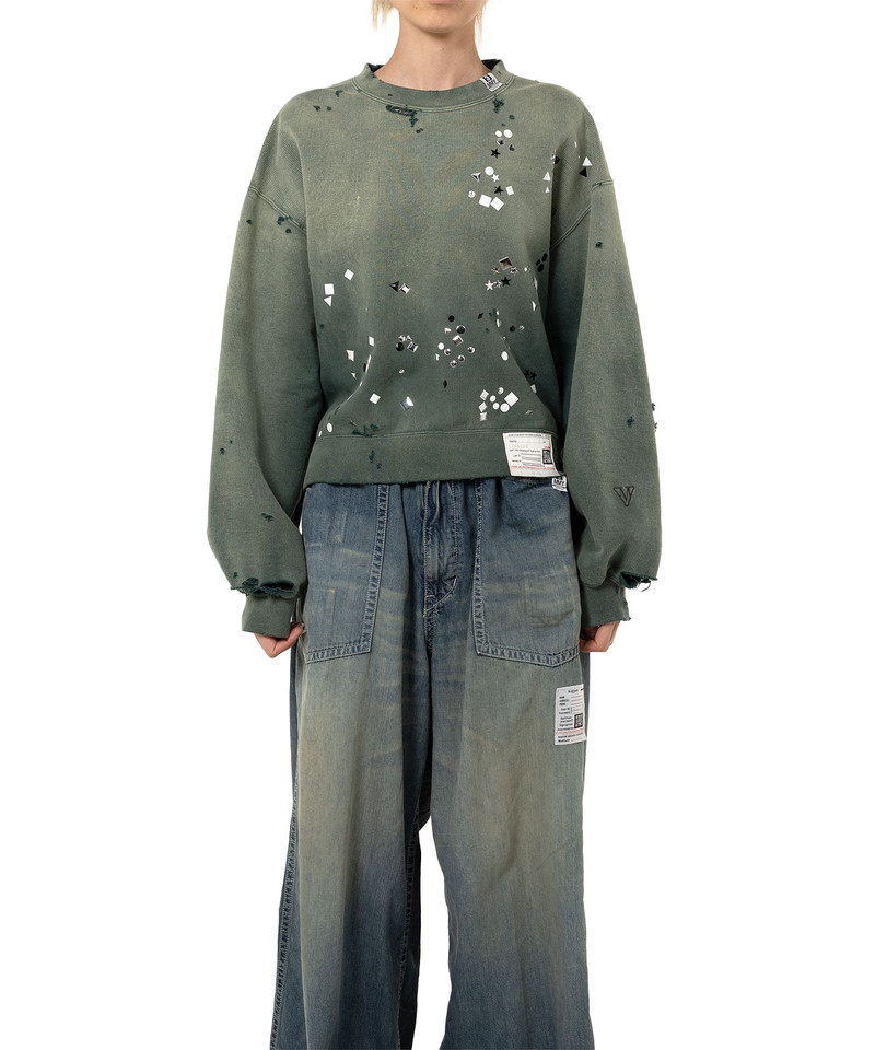 Sun Faded Like Embellished Sweatshirt 10
