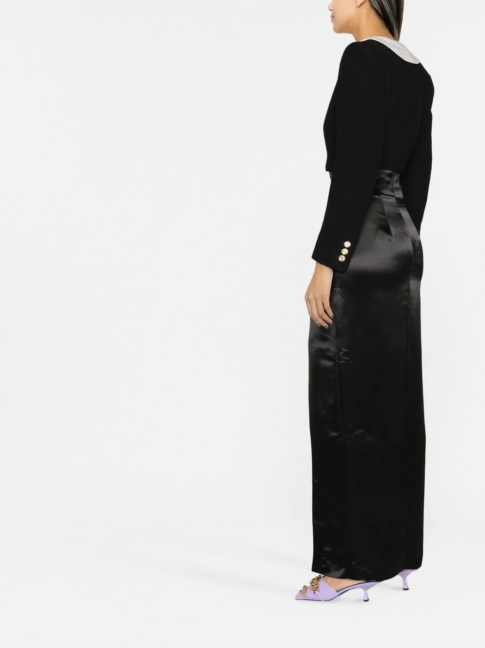 ruffle-collar jacket - 3
