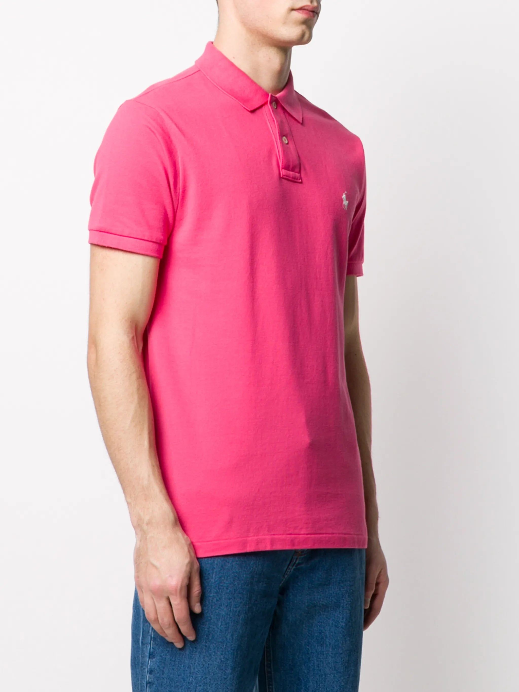 Embroidered Logo Polo Shirt - 4