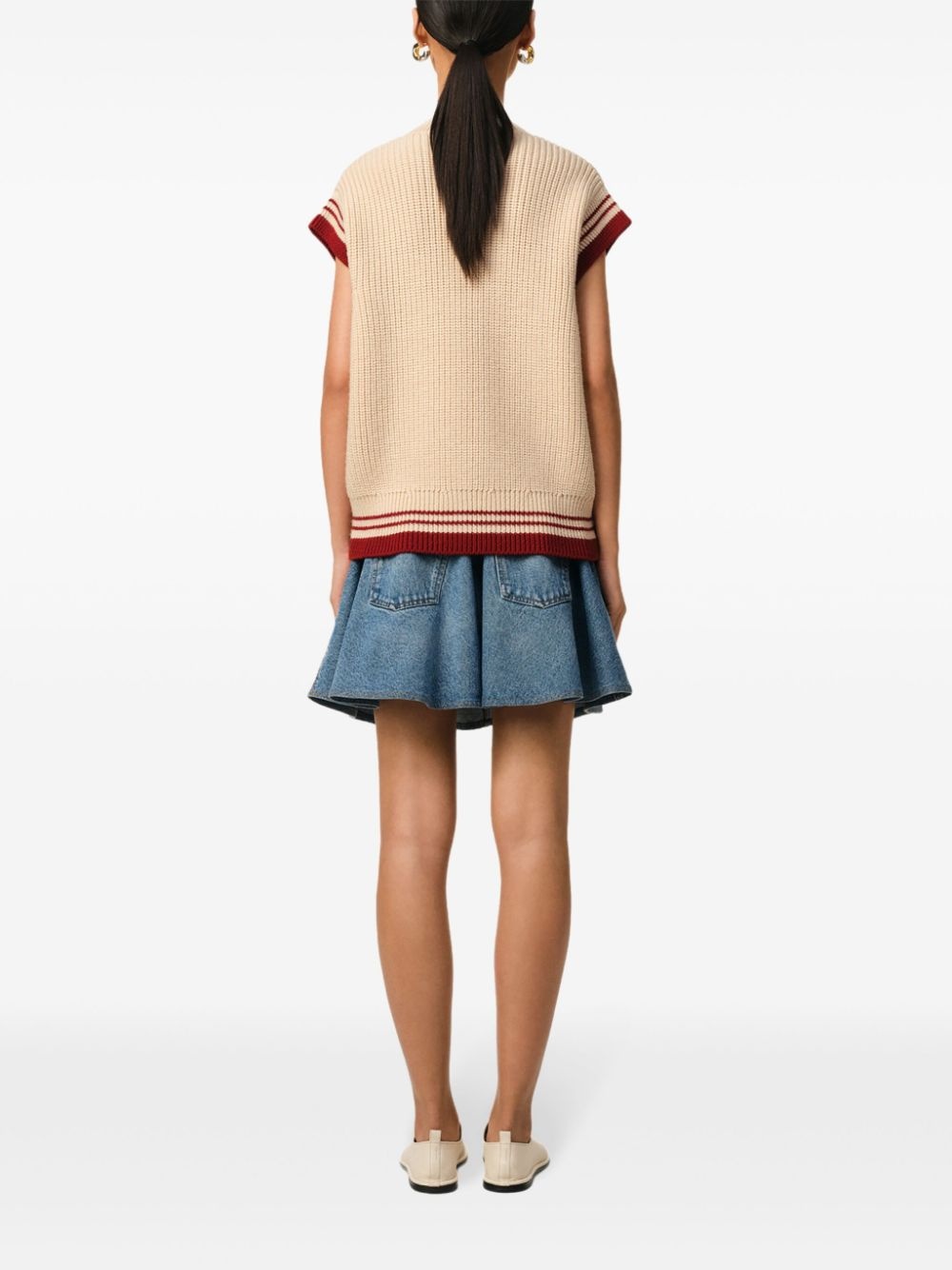Ami de Coeur knitted vest - 5
