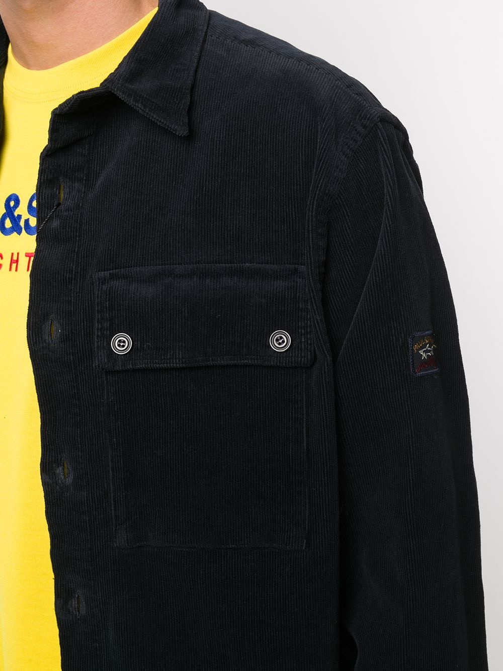 corduroy pocket shirt  - 5