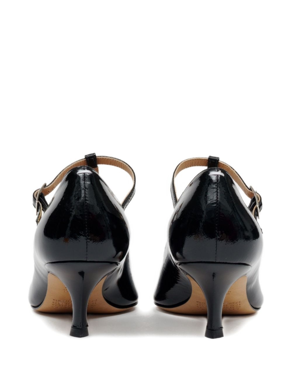 55mm Kinkies patent-leather T-bar pumps - 3