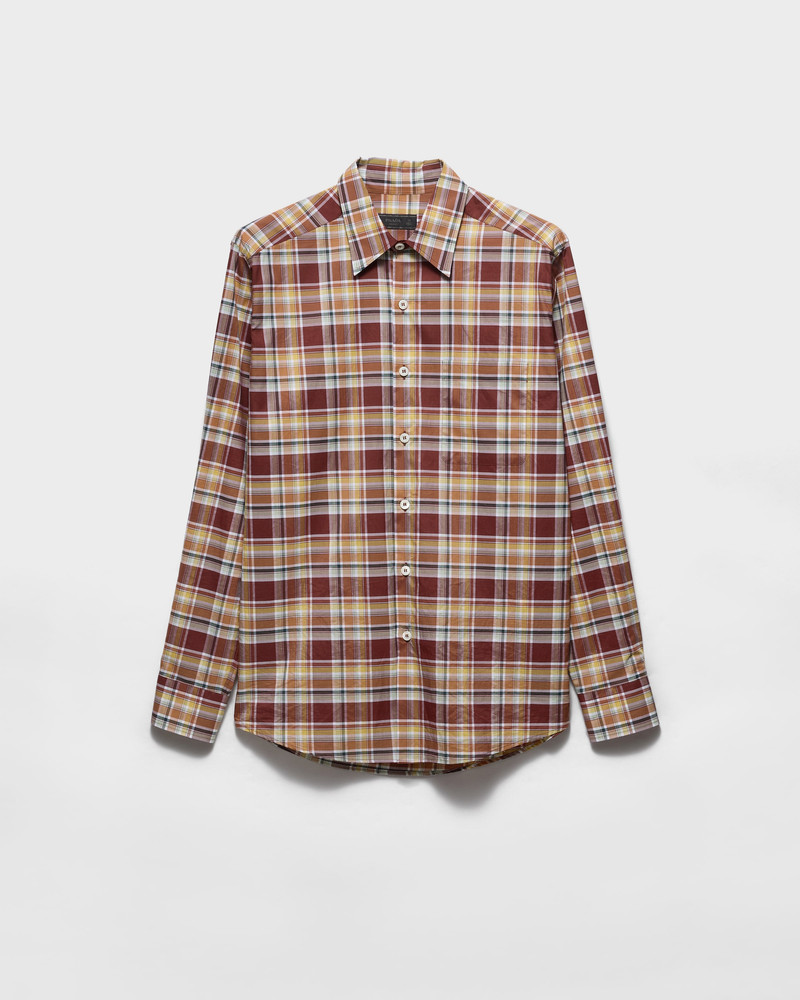 Checked cotton shirt 1