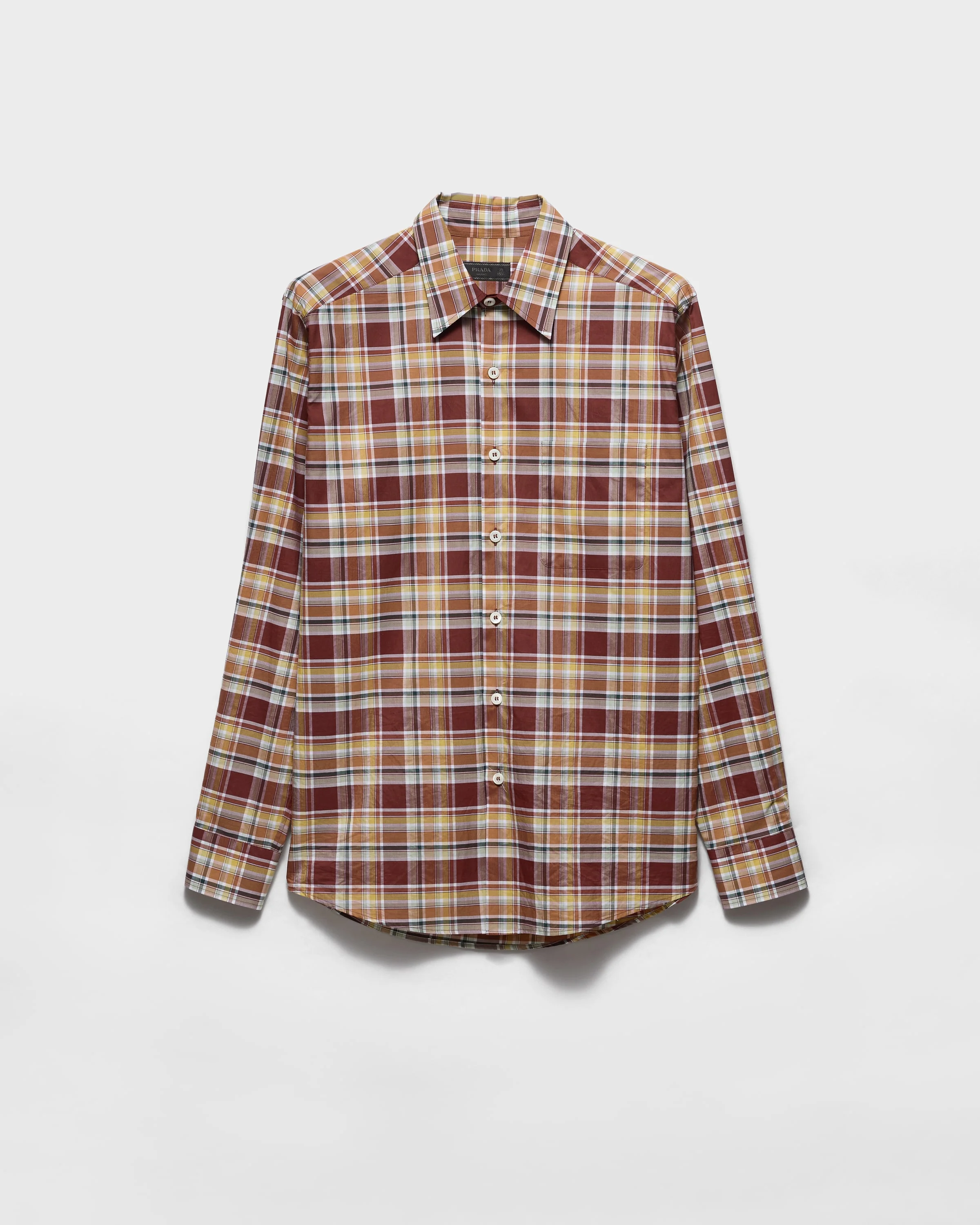 Checked cotton shirt - 1