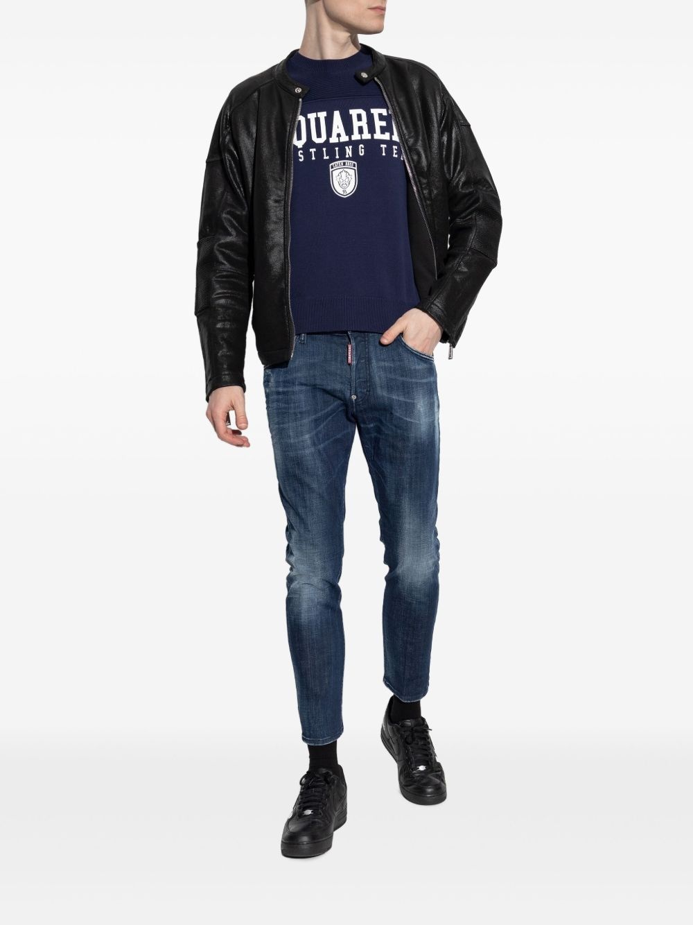 logo-print sweatshirt - 2