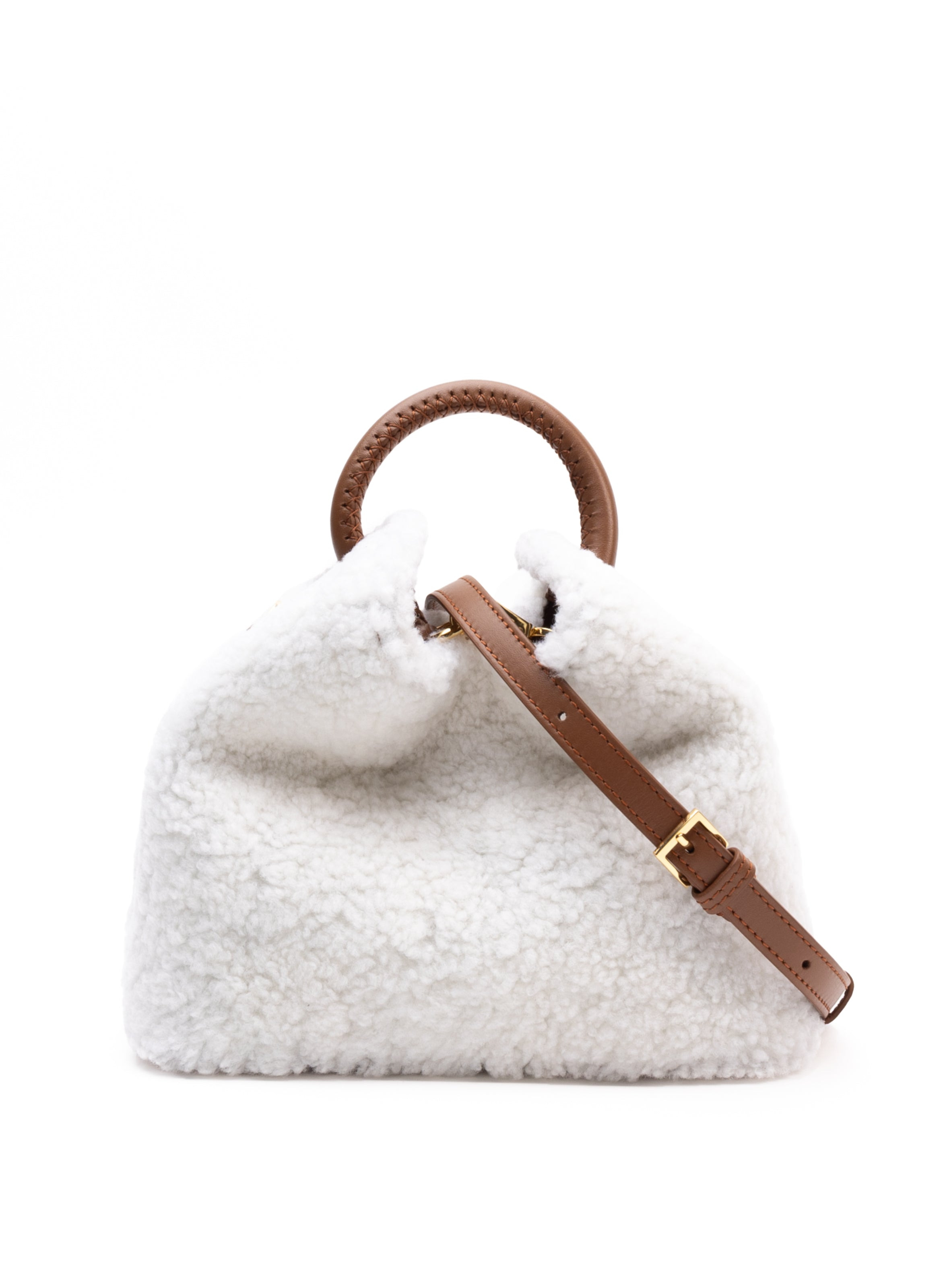 Baozi Shearling Teddy White/Caramel - 3