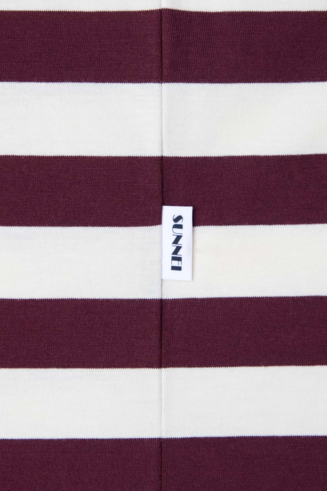 CLASSIC LONG SLEEVE T-SHIRT / cream & brown stripes - 6