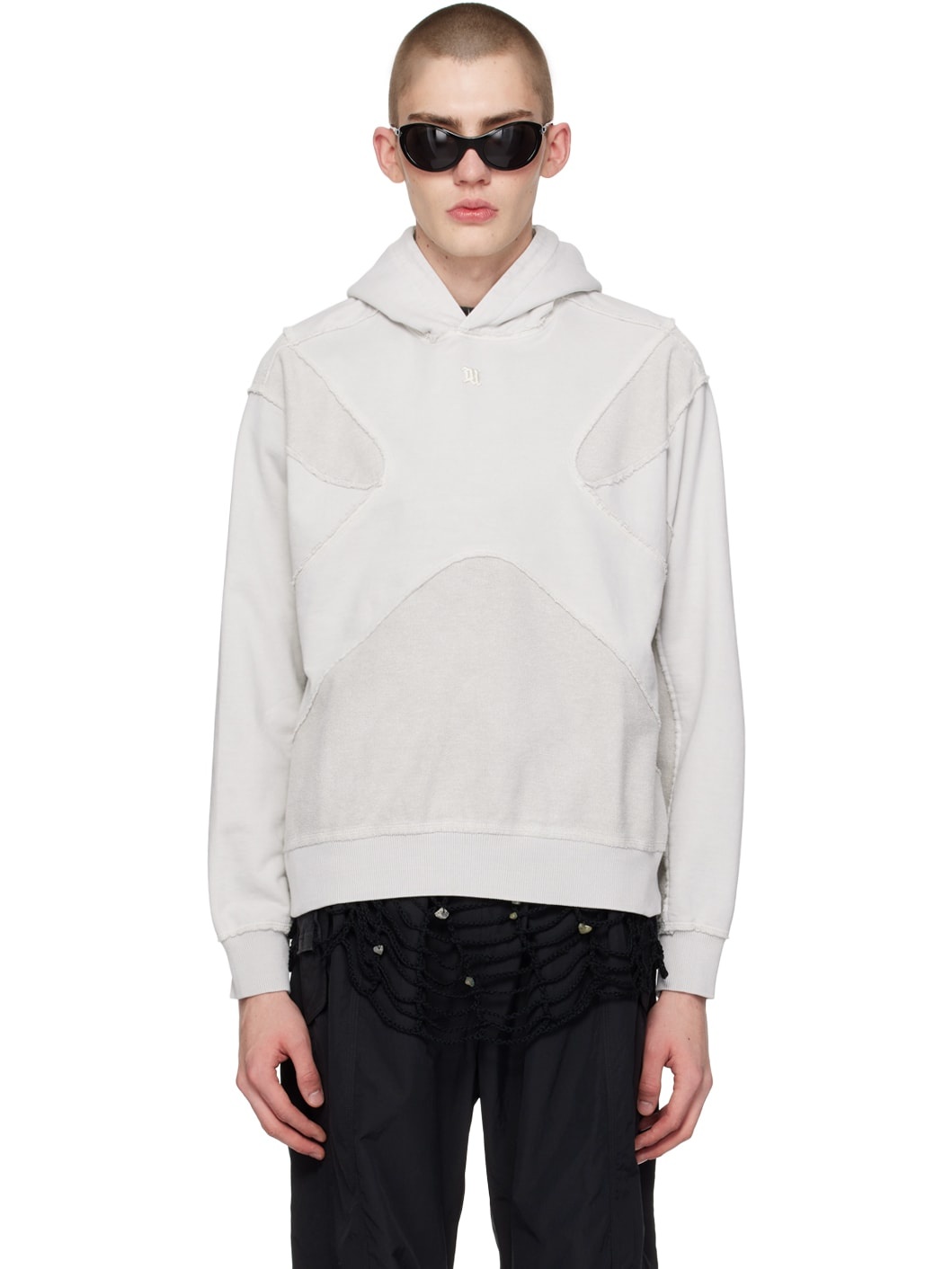 Gray X Hoodie - 1
