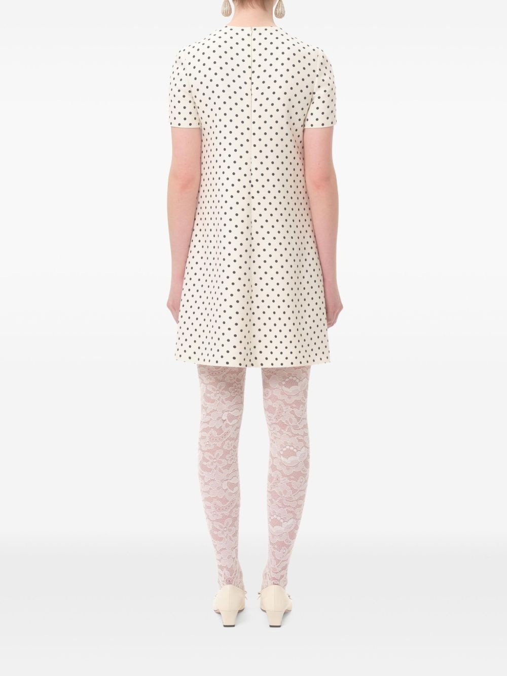 Valentino Women Dotted Mini Dress - 4