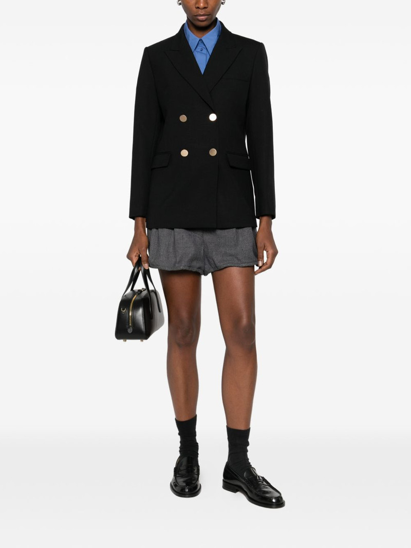 Sandro double-breasted virgin wool blazer outlook