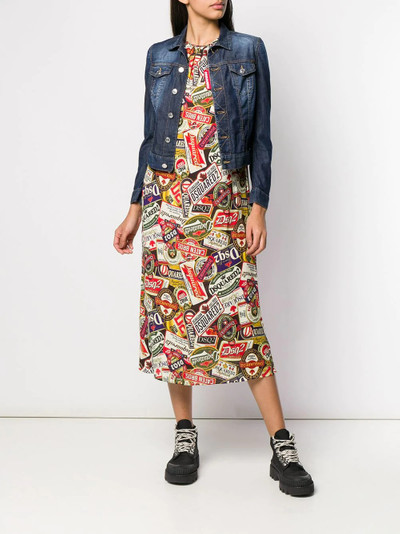 DSQUARED2 cropped denim jacket outlook