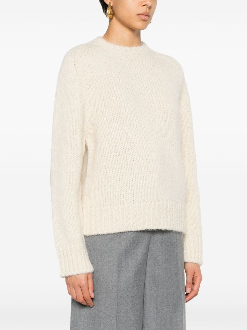 + chunky-knit jumper - 3