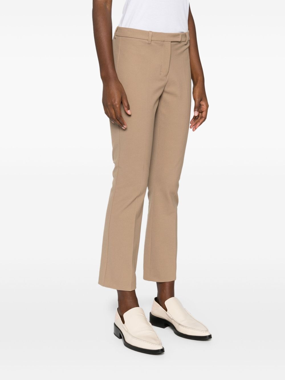 Umanita twill cropped trousers - 3