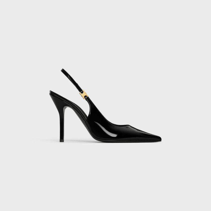 CELINE JUDY TRIOMPHE STILETTO PUMP IN PATENT CALFSKIN 1