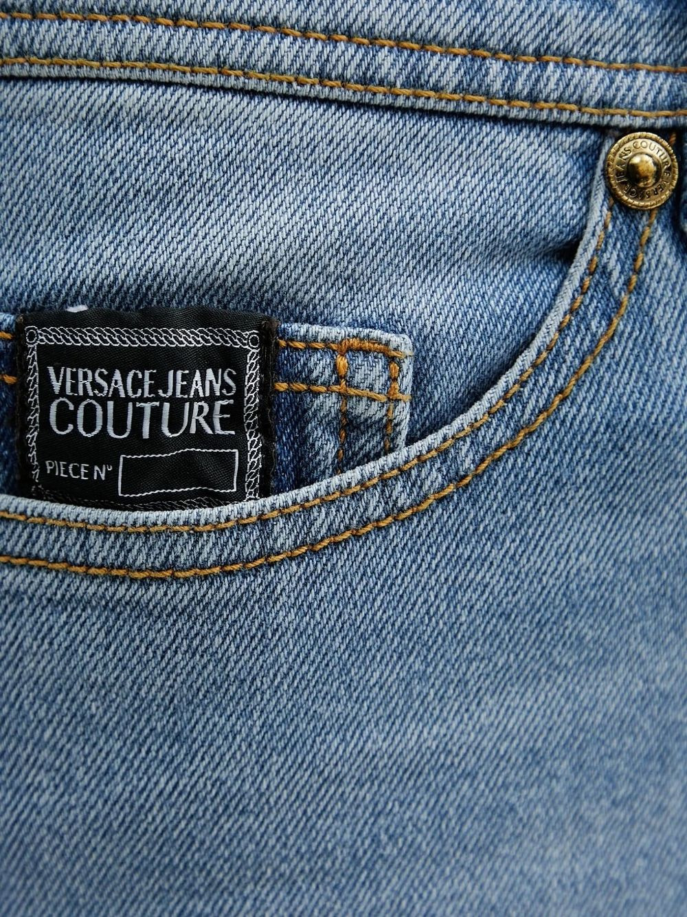 logo-plaque jeans - 3