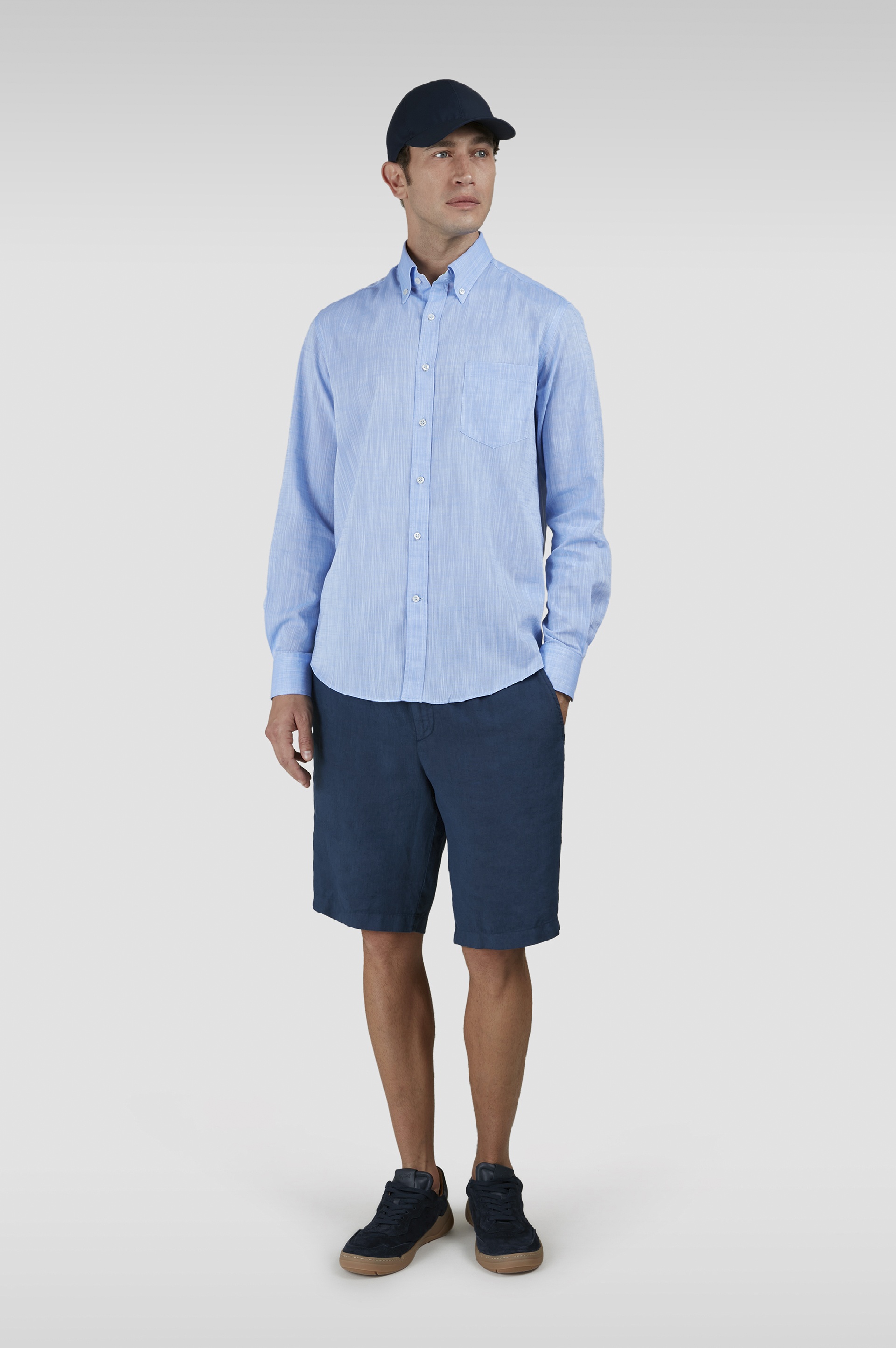 TEXTURED COTTON SHIRT - 2