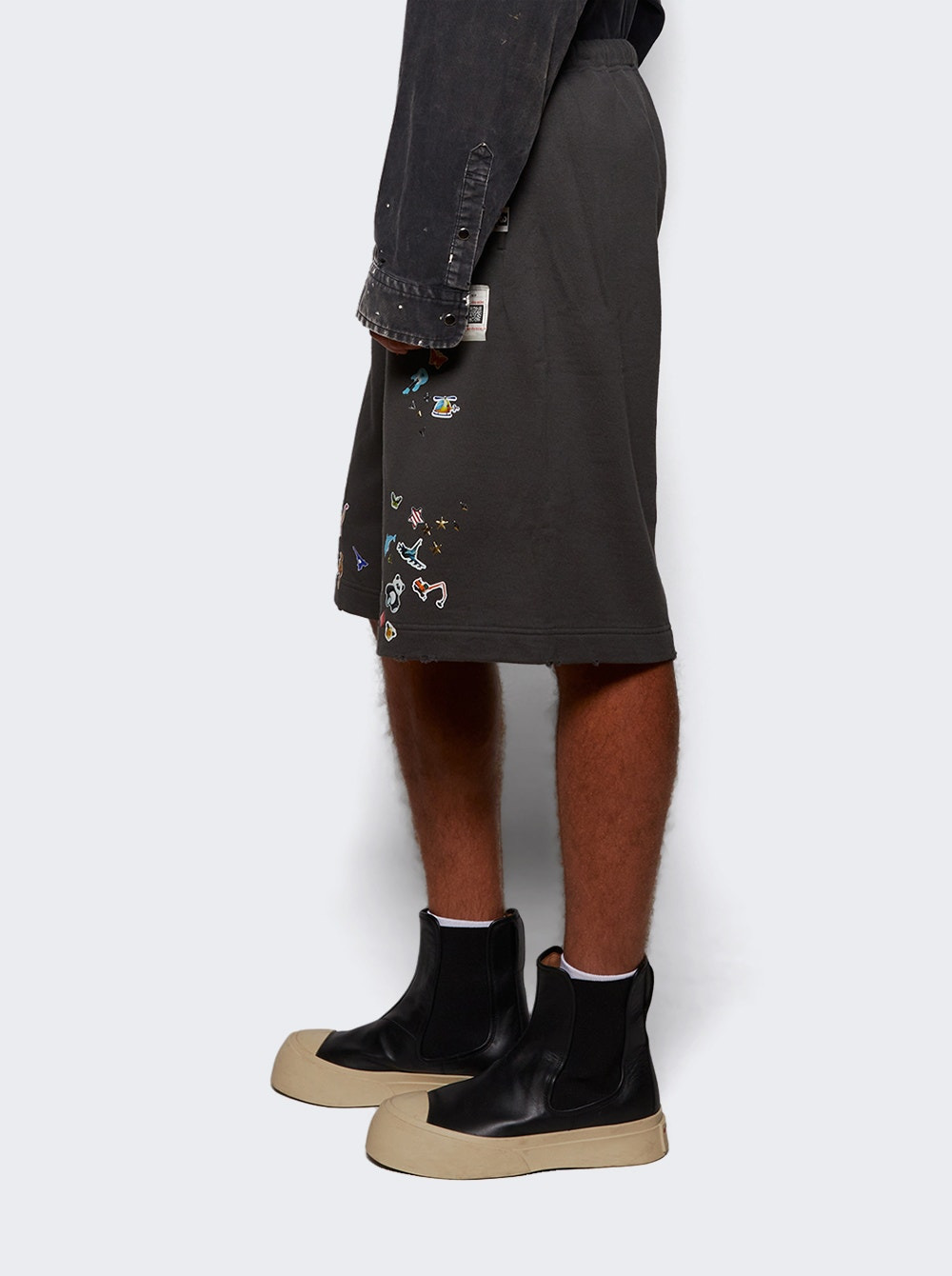 Sticker Shorts Black - 3