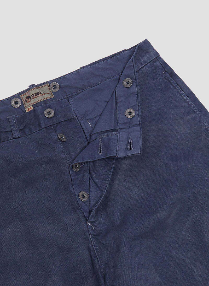 Wide Leg Jean Cotton Twill in RAF Blue 10