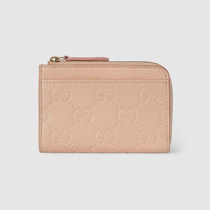 GG Emblem zip card case 1