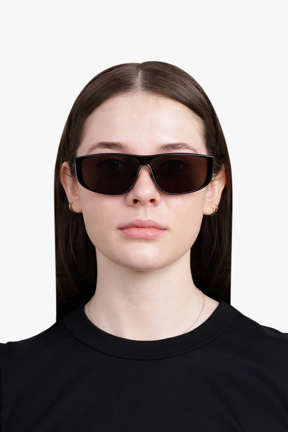 SL 605 LUNA CAT EYE METAL SUNGLASSES | BLACK - 4