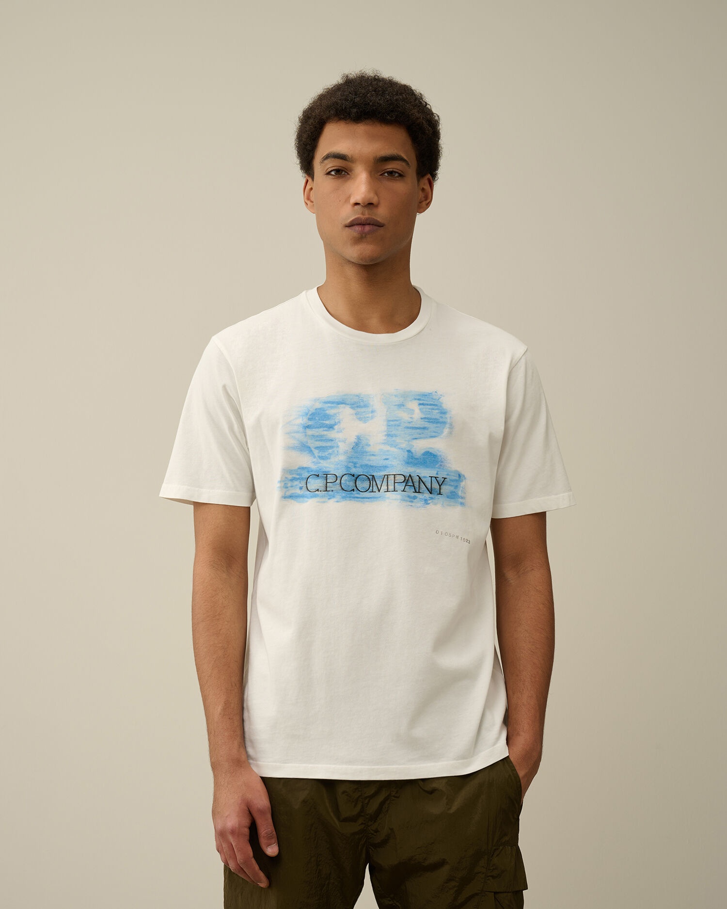 CP COMPANY｜ (24/1 Jersey Man In The Sea T-Shirt (18CMTS 1/4 Jersey Artisanal Sailor T-Shirt Grey | C.P. Company | EQVVS